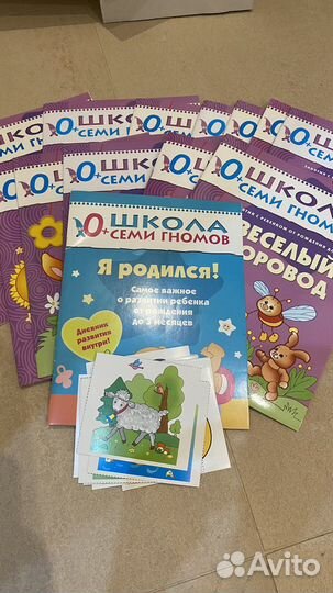 Набор развиващих книг Школа семи гномов 0+