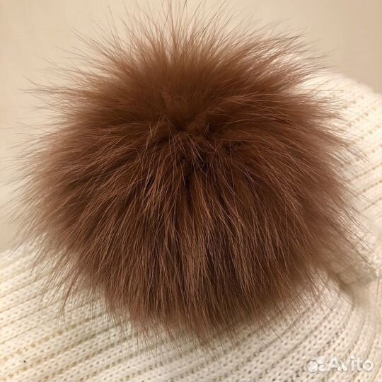 Помпоны из натурального меха