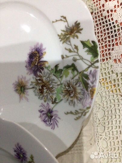 Бронь Антикварные тарелки М. С. Кузнецова