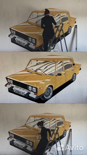 Роспись на стенах