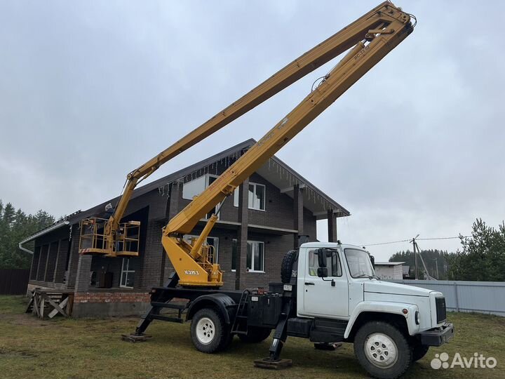 Аренда и услуги телескопической автовышки, 300 кг, 30 м