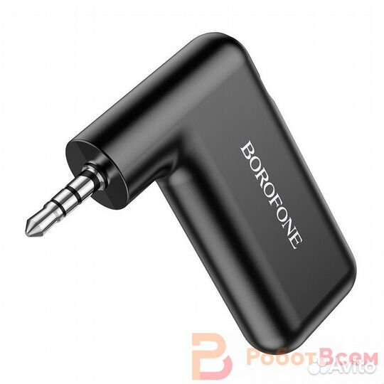 Трансмиттер ресивер Bluetooth AUX, borofone BC35 - черный