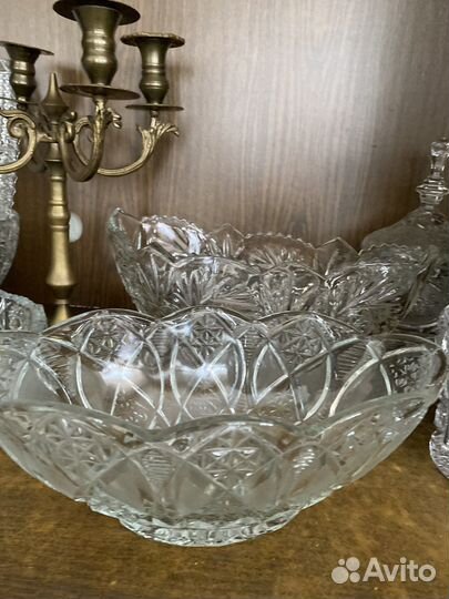 Хрустальная посуда СССР