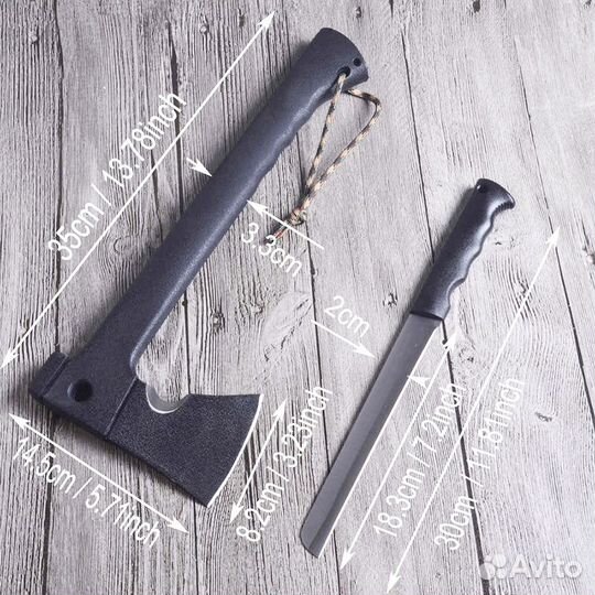 Топор с огнивом и ножом