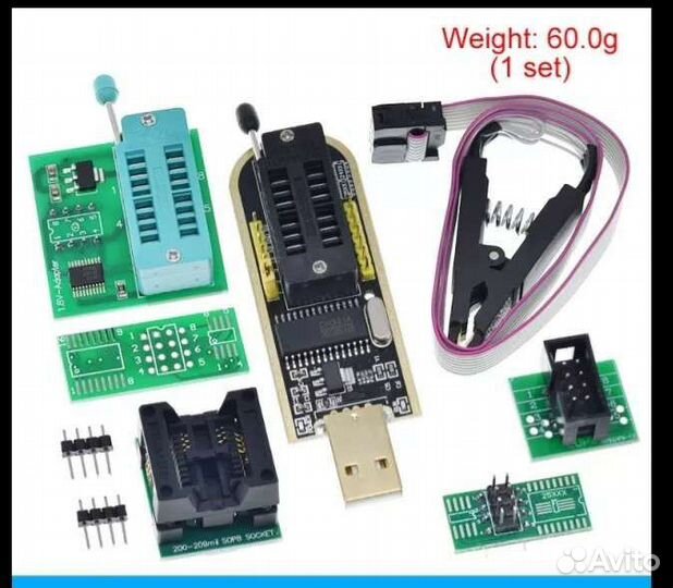 Программатор ch341a полный комлект