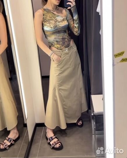 Zara юбка макси