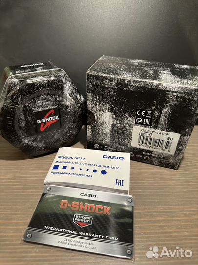 Часы casio G-Shock GA-2100-1A1ER