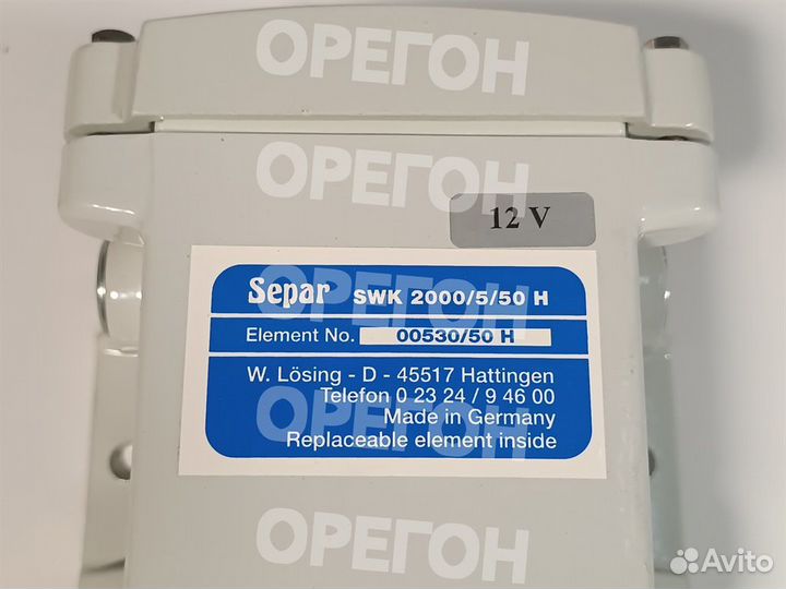 Сепаратор топливный SWK-2000/5/50/12V/250W