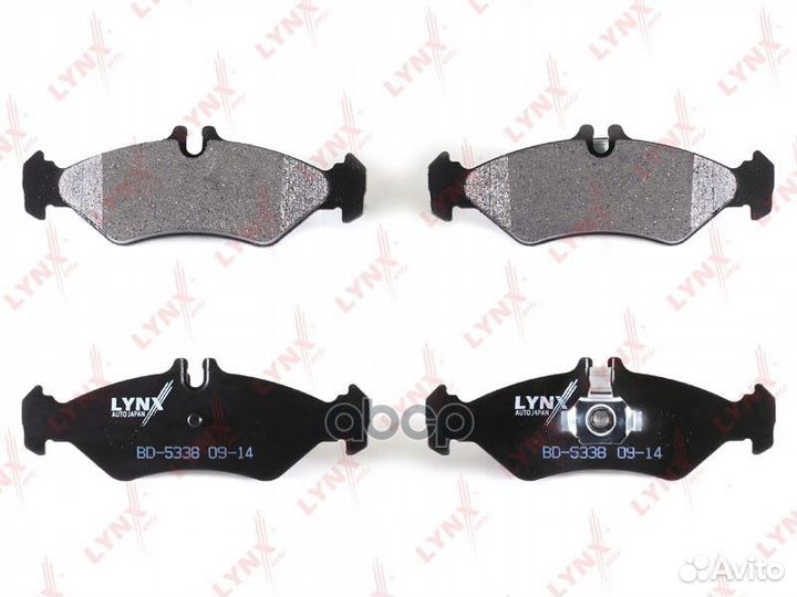 Колодки тормозные дисковые зад 1,089 BD5338
