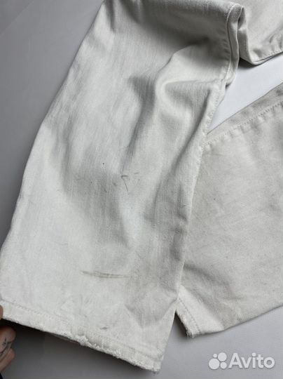 Джинсы Levis Engineered White Distressed W30 L34