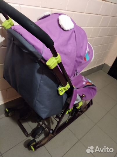 Детские санки коляска