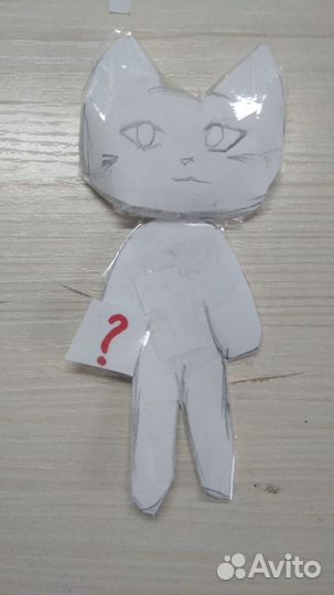 Котики - сквиш на заказ (цвет на ваше усмотрение)