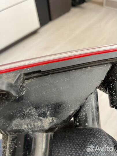 Kia carnival фонарь задний в бампер