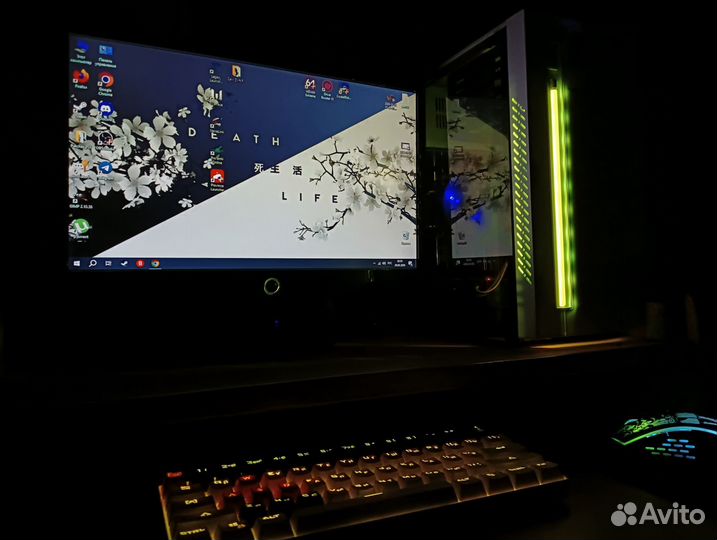 Игровой компьютер с полным комплектом