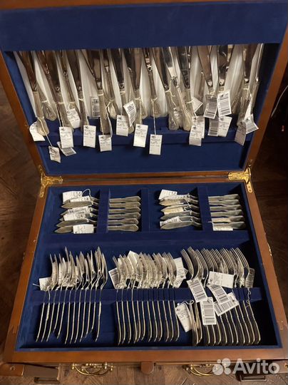 Столовый набор из серебра 925