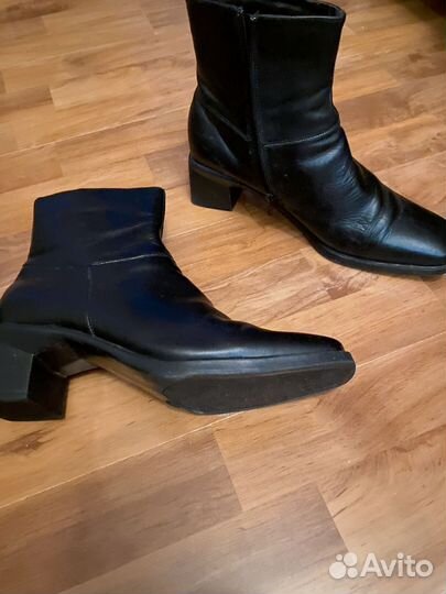 Полусапожки женские 40 размера кожа
