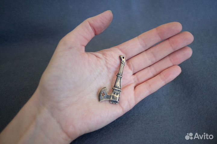 Кулон Топор. Мужской подвес. Украшение для мужчины