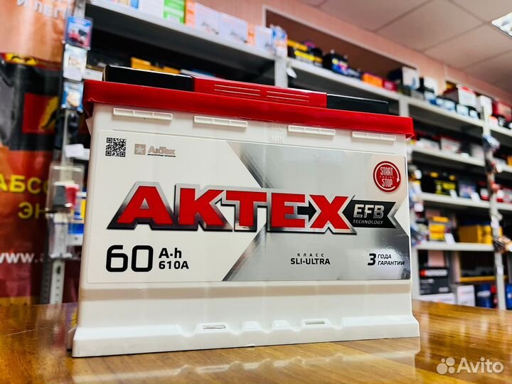 EFB Аккумулятор 60 Киа Рено Лада Ниссан