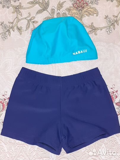 Плавки и шапочка для плавания