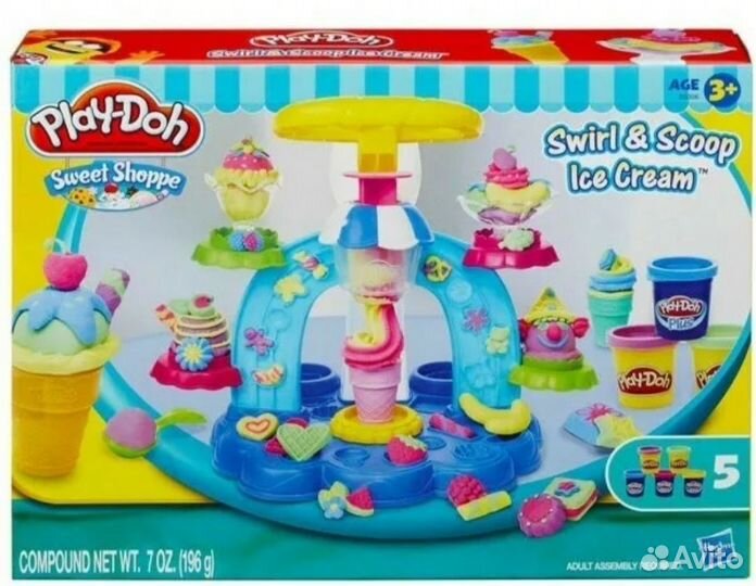 Play doh фабрика мороженого