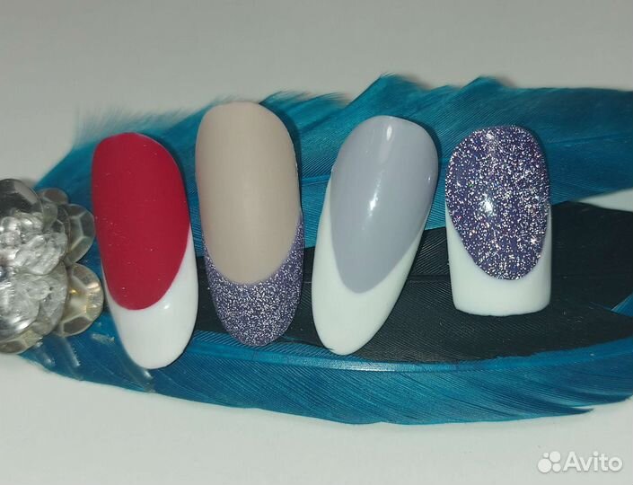 Модели на маникюр, наращивание ногтей