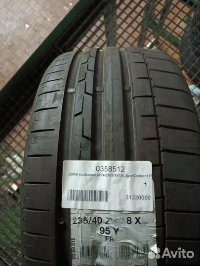 Continental SportContact 6 235/40 R18