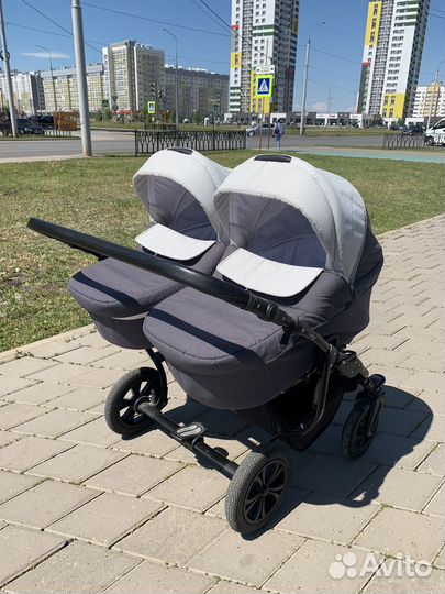 Коляска для двойни 3 в 1
