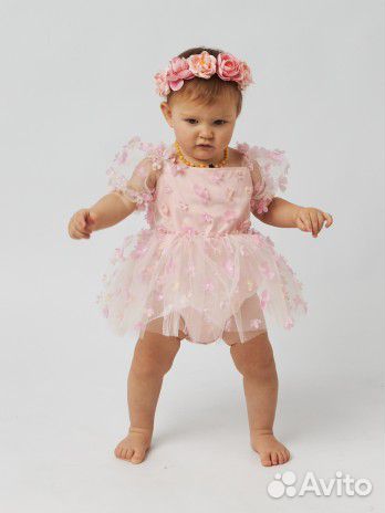 Платье боди для девочки 80 86