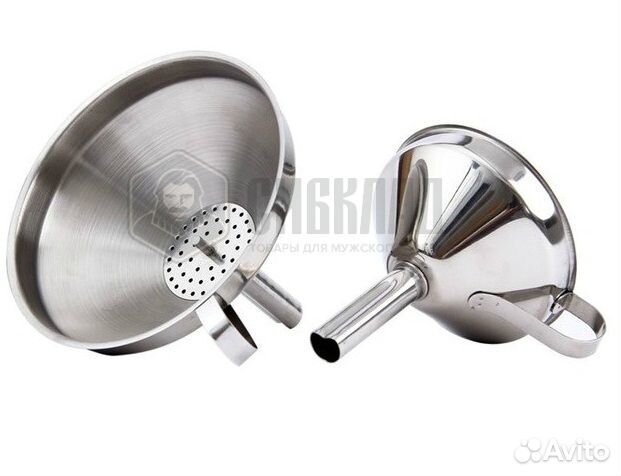 Воронка с фильтром нерж. 13 см