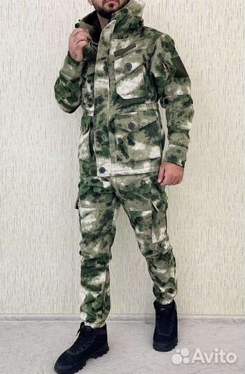 Костюм горка 8 мох на флисе костюм демисезонный