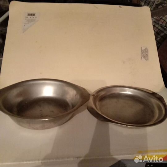 Тарелки из нержавейки СССР