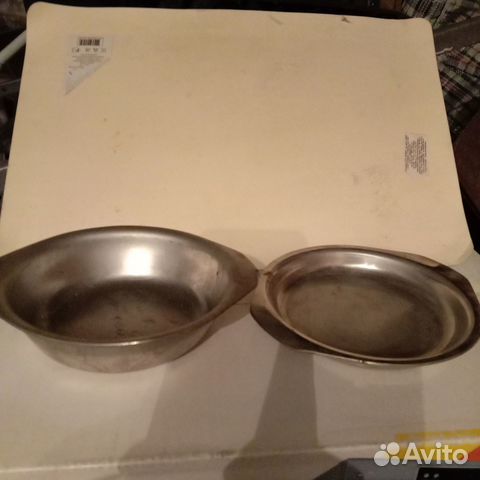 Тарелки из нержавейки СССР