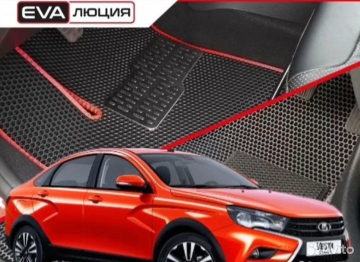 Эва комплект ковриков для Лада Веста Кросс