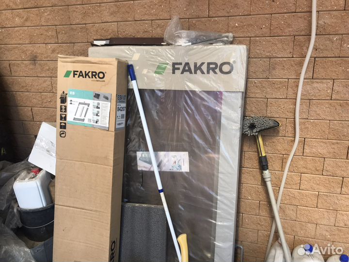 Окно мансардное 78х140 fts u2 с окладом