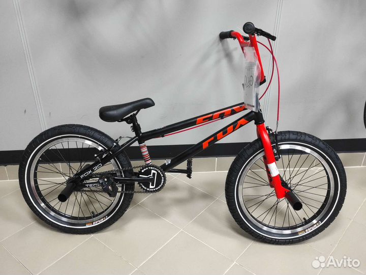 Велосипед 20 BMX TT Fox черный/красный