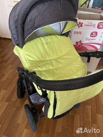 Коляска 2 в 1 verdi zipy лимонный цвет