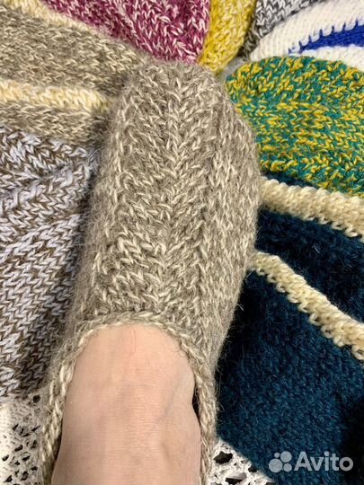 Носки слипы вязаные