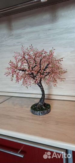 Сакура из бисера, дерево