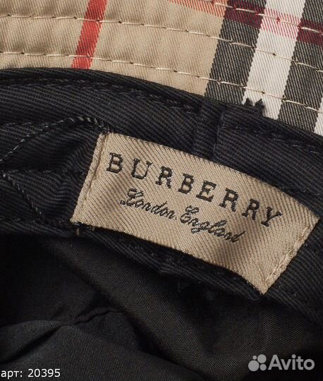 Панама burberry down black m2 Чёрная