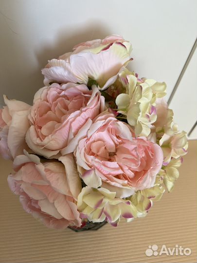 Искусственные цветы для декора бу