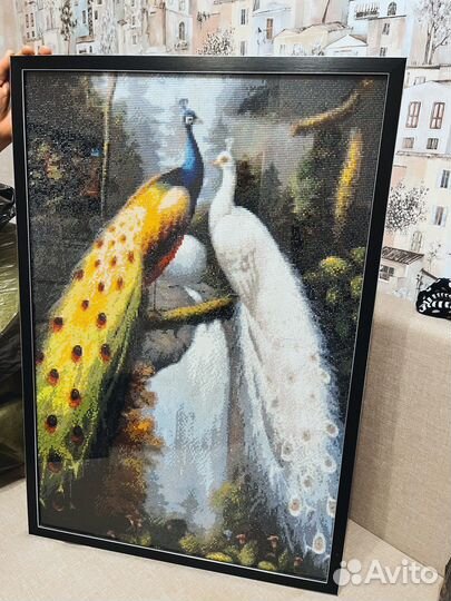 Картина алмазная готовая. Картина стразами готовая