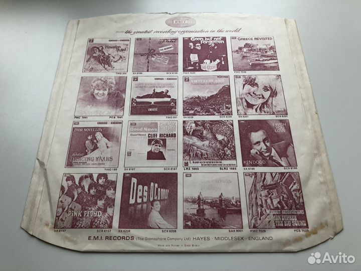 LP Hollies' Greatest (1968) винил UK моно 1969