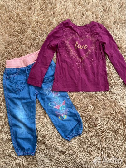 Вещи для девочки 86-92р