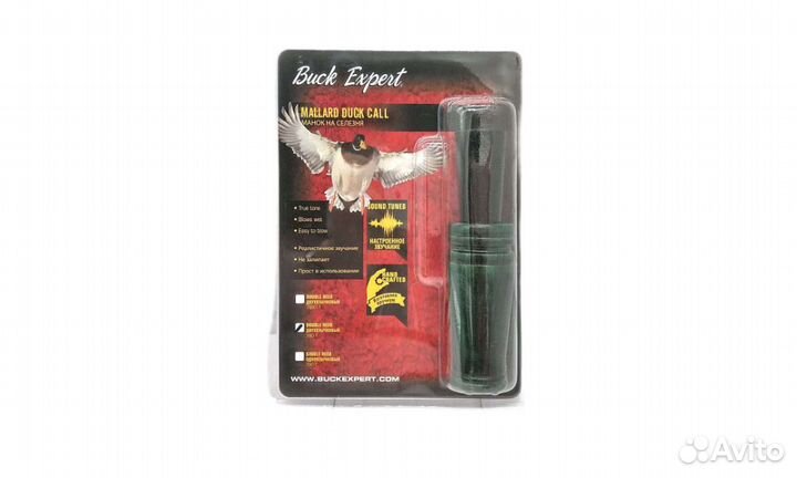 Манок Buck Expert на утку черный с CD