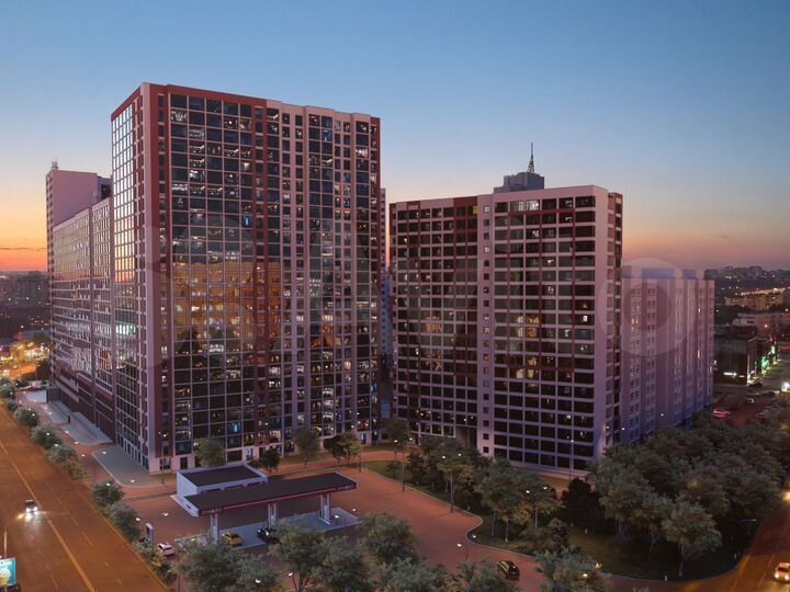 Квартира-студия, 21,9 м², 25/27 эт.