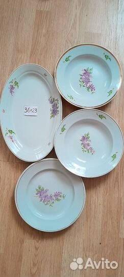 Селедочница хрусталь СССР