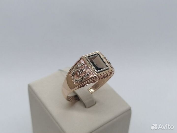 Золотая Печатка с камнем 585 (дбр)