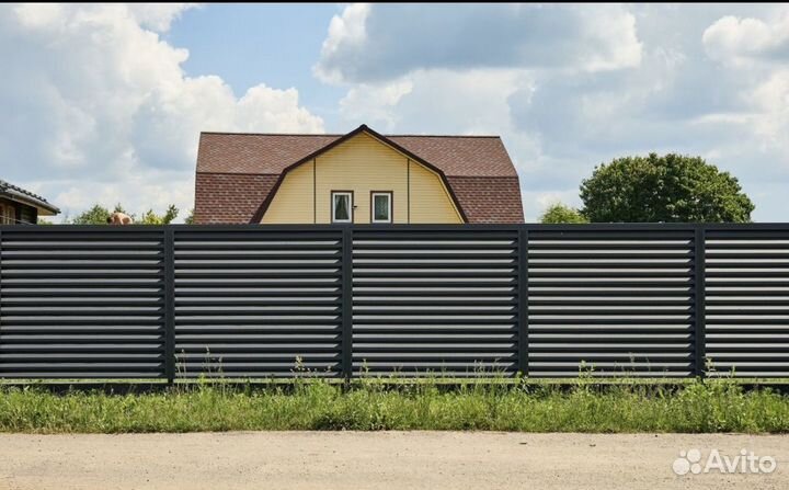 Заборы из профнастила под ключ