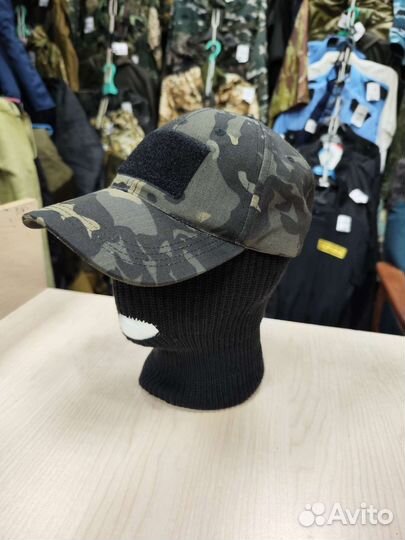 Бейсболка Тактическая Черный Мультикам