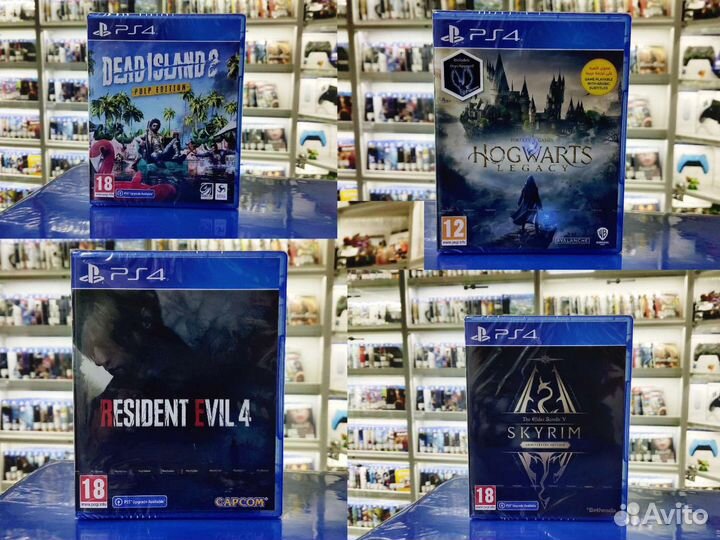 Игры для ps4 ps5 новые и б/у много